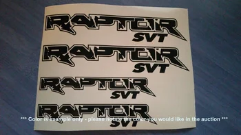 

For 1Set Ford Raptor SVT Emblems / Stickers / Decals - 4 total, multiple colors