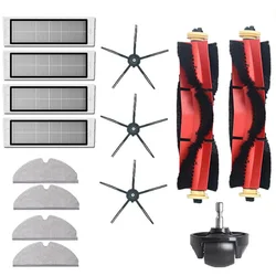 Brosse principale amovible de haute qualité, filtre HEPA lavable pour Xiaomi Roborock S6 S60 S65 S5 MAX T6 Tanos, pièces de rechange pour chiffon de nettoyage 