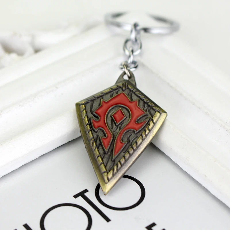 Fashion Silver/Bronze HearthStone:Heroes Of Warcraft Metal Keychain Trendy Lucky 