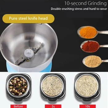 

Electric Herb/Spices/Nuts/Grain/Coffee Bean Grinding Miller Machine EU Kitchen Supplies Cafe Bean Grinding Machine Fine Miller