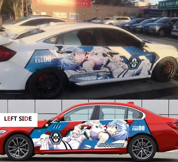 

LEFT SIDE Customized Cartoon Anime Sticker Body Scratch Waterproof Sunscreen Car Sticker Decoration Car Modification Sticker