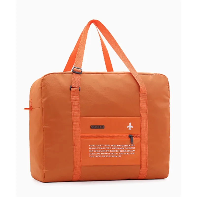 

Large Capacity Portable Lady Travel Storage bag/ Can folding Oxford Women's Travel bag Handbag/ Can take into trolley case use