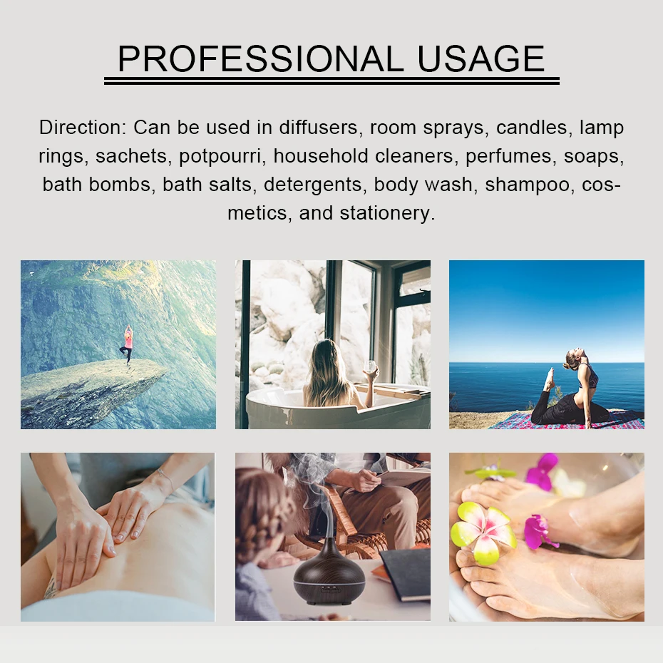 Elite99 10ml Black Opium 100% Pure Fragrance Oil Sandalwood Flower Fruit Essential Oil For Aromatherapy Diffuser Fresh Air-4