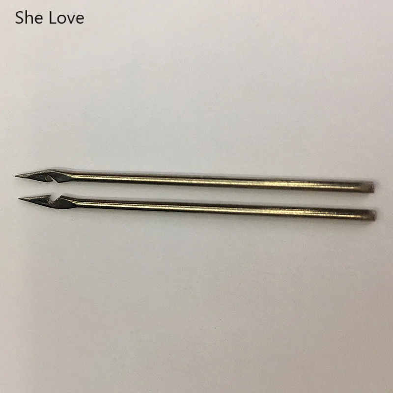 2 She Love, 10 шт./лот, инструмент для резьбы по коже, кожевенное ремесло, палатка, набор игл для шитья, швейная машина, сделай сам, изделия из кожи ручной работы - Цвет: 2