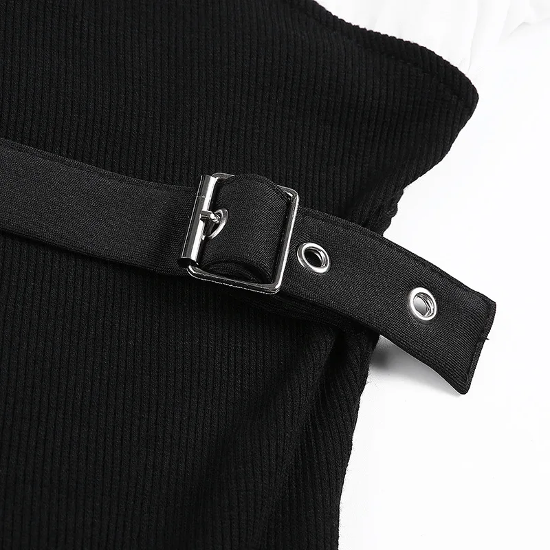 Новая мода Nova Женская энтеритос Largos De Mujer Elegantes квадратный воротник рукав в виде листьев лотоса поддельные из двух частей сексуальный комбинезон для женщин