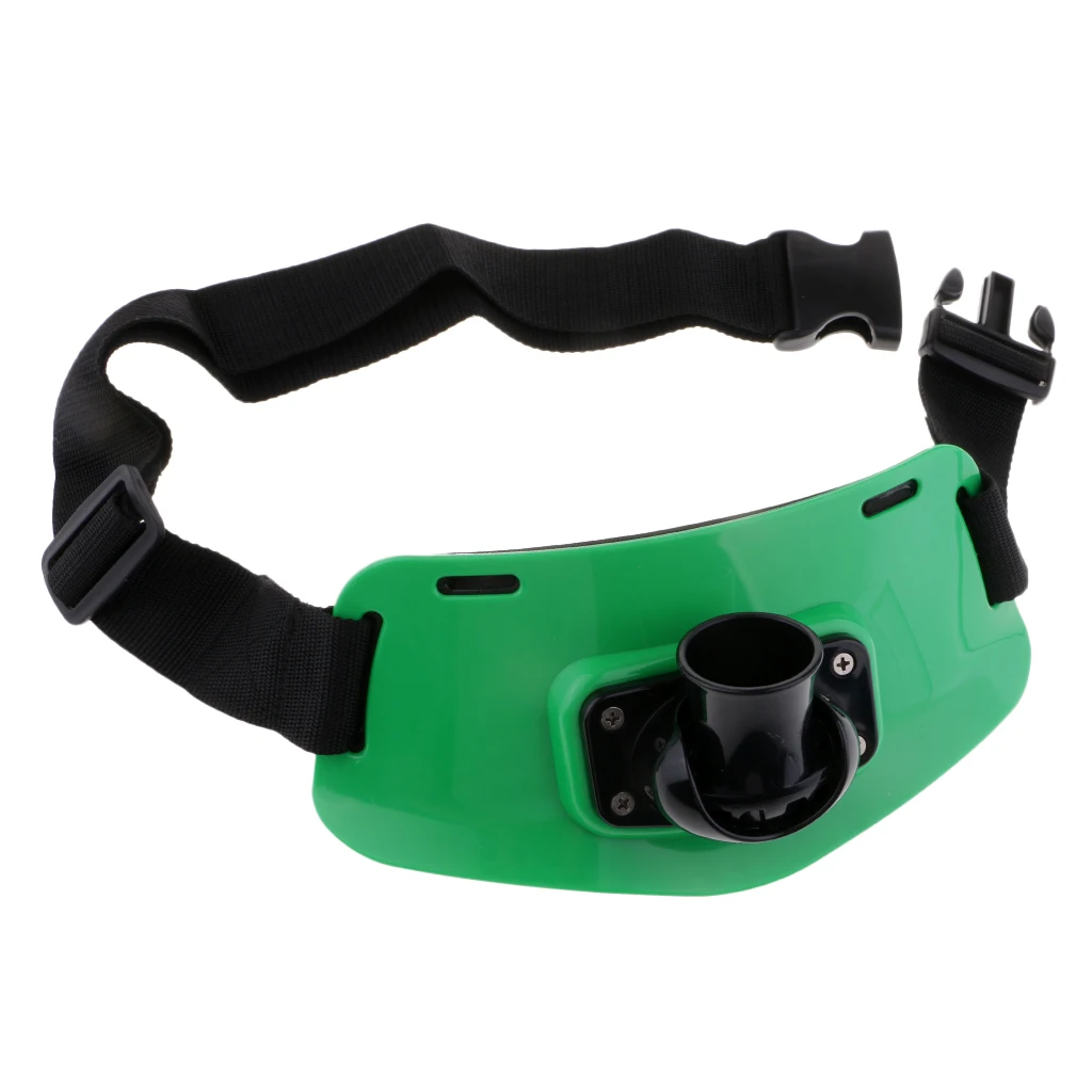 Padded Fishing Fighting Belt, 360° Adjustable Waist Rod Holder Belt, Boat Fishing Equipment