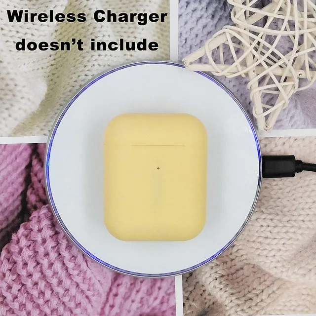 Оригинальные наушники i200Pro TWS Bluetooth, всплывающие беспроводные наушники, датчик обнаружения ушей, беспроводная гарнитура для зарядки, bluetooth-наушники - Цвет: i200A yellow