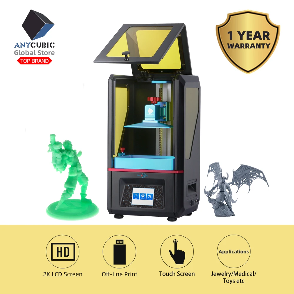 ANYCUBIC 3D принтер Photon УФ Смола печать SLA/LCD размера плюс anycubic светильник Cure 2 8