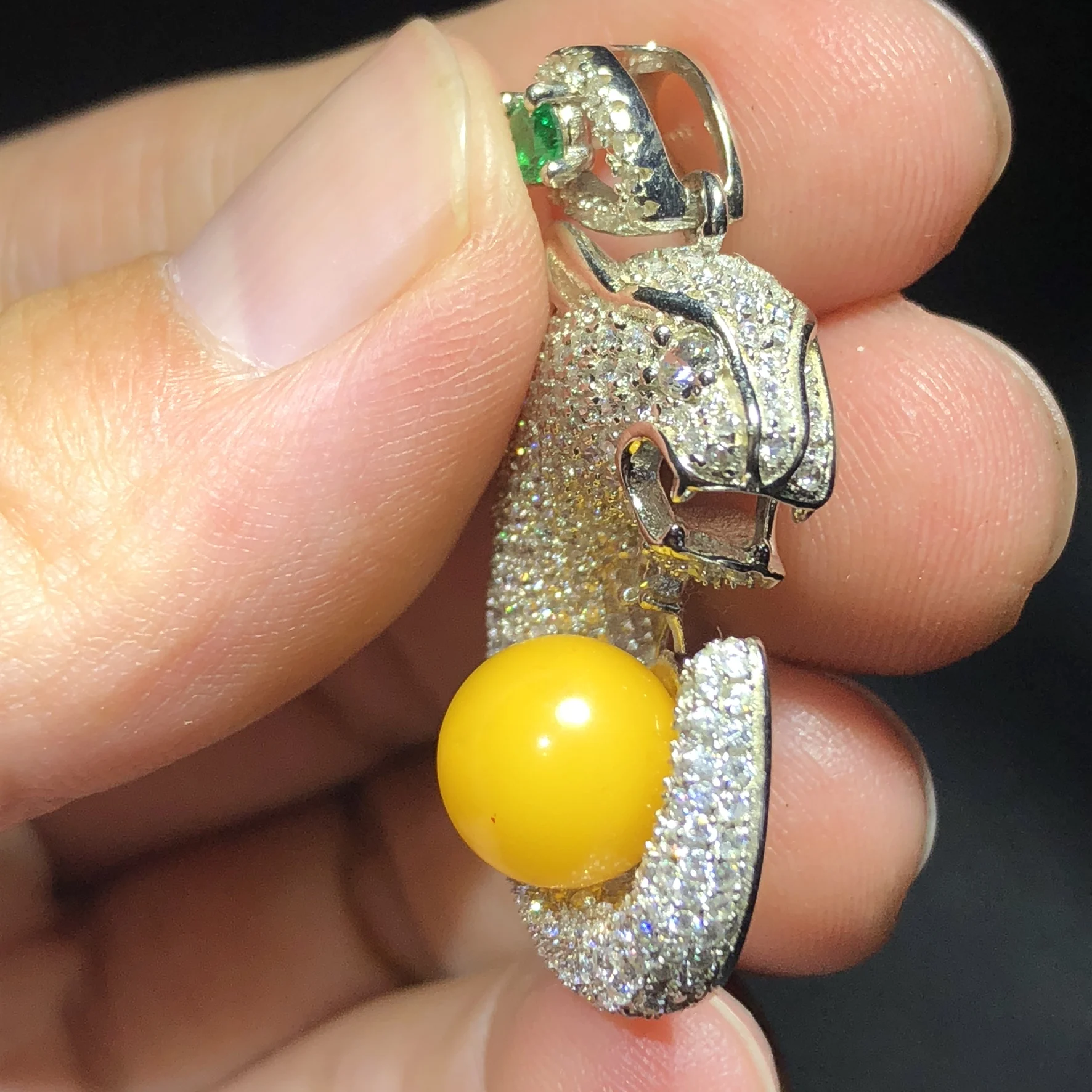 Ювелирные изделия из настоящего серебра 925 пробы серебро 100% натуральный жёлтый