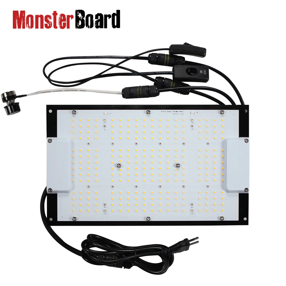 Шэньчжэнь Geeklight Monster Board Full Spectrum 120 Вт с регулируемой яркостью Led Grow Lights LM301H CREE 660NM ИК