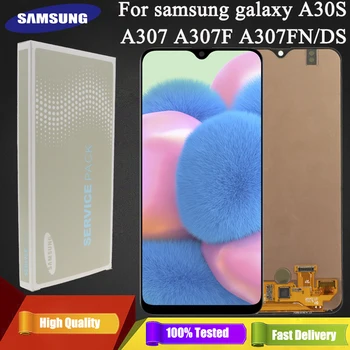 

ORIGINAL 6.4" A30S Display For Samsung Galaxy A30S A307 A307F A307FN/DS LCD display Touch Screen Digitizer Assembly Replacement