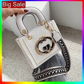 

Fashion Purses Handbags For Women 2020 Flap Women's bag PU designer bag crossbody bags for womenRivet Women's Shoulder Bag сумка