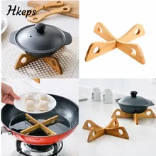 Гаджеты держатель лоток стойка Съемный Деревянный стол коврик для кухонного горшка теплоизолированный охлаждающая тарелка Прихватки аксессуары