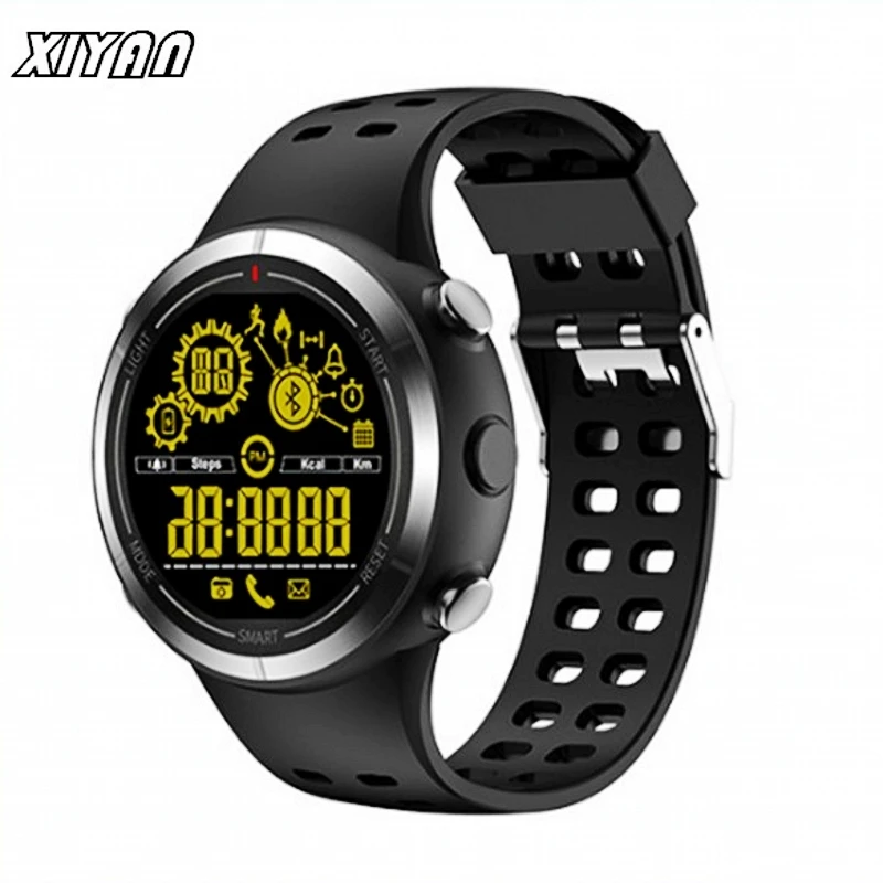 

XIYAN EX32 Bluetooth 4.0 Smart Watch Waterpoof Sport Wristwatch Call SMS Alert Stopwatch Activity Tracker for IOS Android