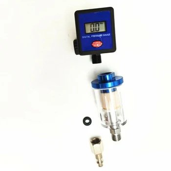 

New SprayGun Digital Paint Air Pressure Regulator Gauge Water Trap Filter Tool Brand New And High Quality.