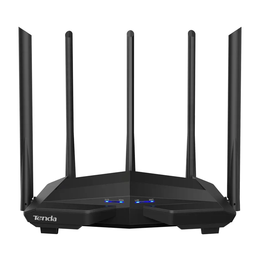 Tenda AC11 гигабитный двухдиапазонный беспроводной маршрутизатор AC1200 Wi-Fi ретранслятор с 5* 6dBi антеннами с высоким коэффициентом усиления широкий охват, простая настройка