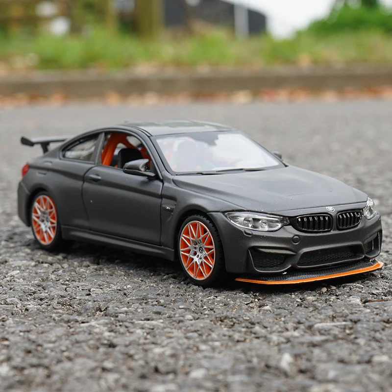 Maisto 1:24 BMW M4 GTS черный спортивный автомобиль модифицированный аналоговый сплав