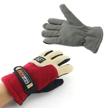 1 пара новых Противоскользящих перчаток, зимние теплые флисовые перчатки для охоты на полный палец, дышащие перчатки для катания на лыжах, сноуборде, противоскользящие перчатки