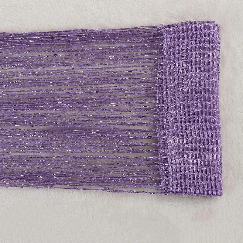 Purple Занавески для гостиной s, занавески для спальни, занавески для гостиной, занавески для окна, занавески s, занавески для двери, отвесная комната U0604, бусина - Цвет: Purple