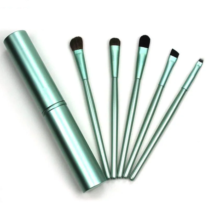 

5 pcs/set Eye Makeup Brushes For Eyebrows Eyeshadow Face Sponge Cosmetics Blending Kit Face Quality Natural makeup brushes set