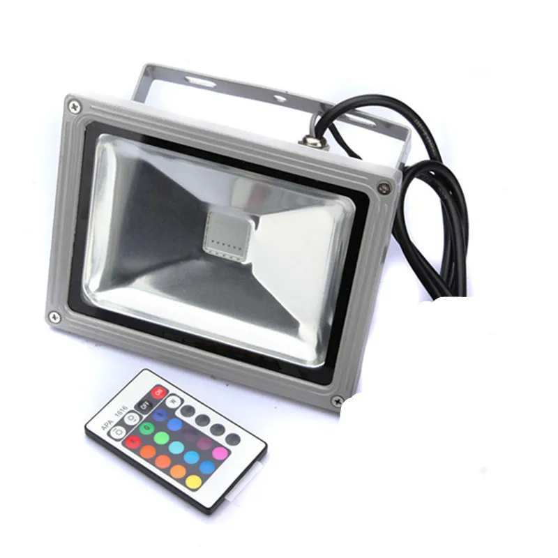 Водонепроницаемый AC85-265V 2000LM RGB Светодиодный прожектор Светодиодный Светильник проектор наружная лампа RGB прожекторы IP65