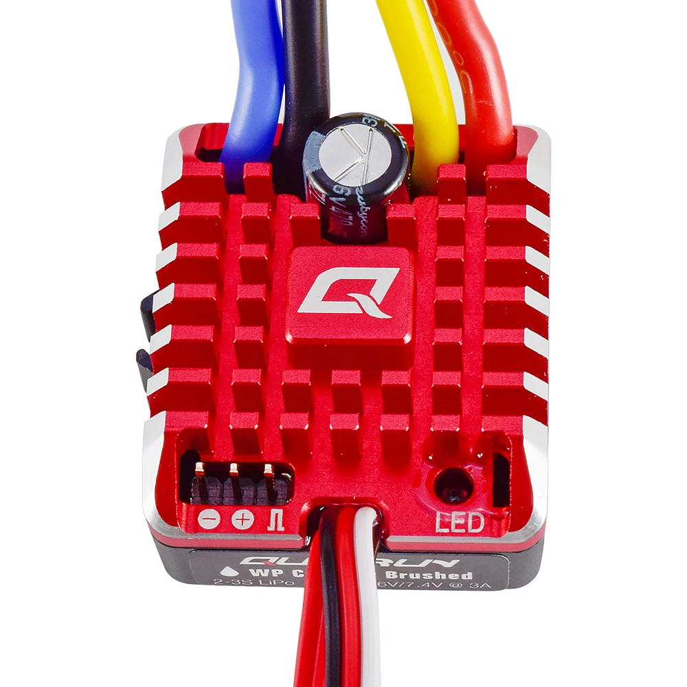 Hobbywing-プログラムカード付き防水ブラシ付き、rcクローラー