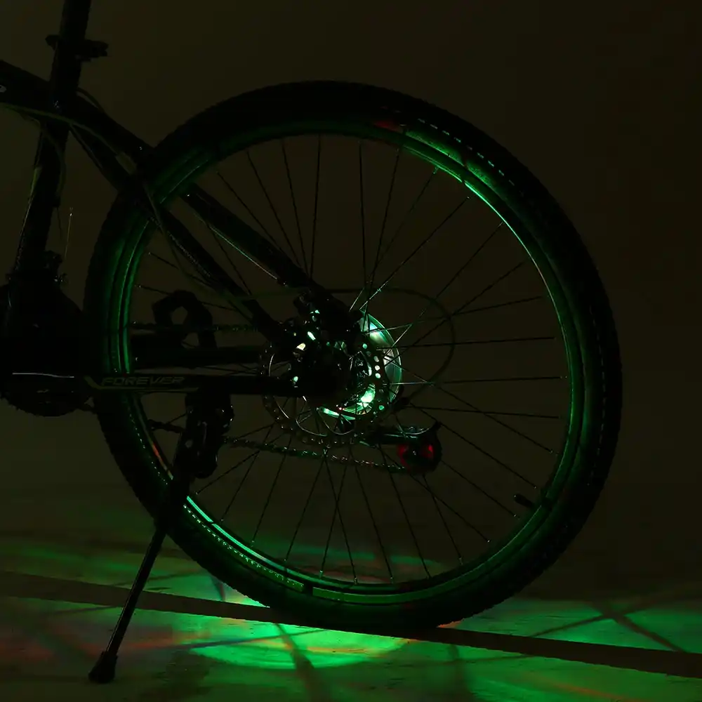 colorful led bicycle wheels hub light intelligent bike wheel