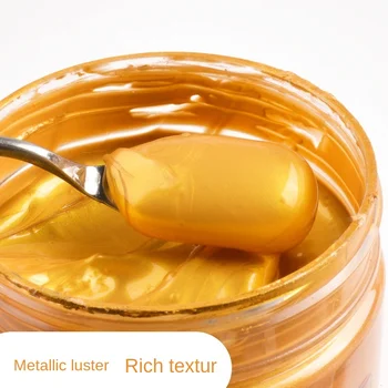 

300ml/500ml acrylic paint gold silver big bottle waterproof wall painting special dye DIY hand-painted graffiti for painting