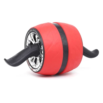 

Men and Women Home Fitness Equipment Plating Giant Round Belly Wheel Ultra-Quiet Abdominal Muscle Wheel Men and Women Abdomen Up