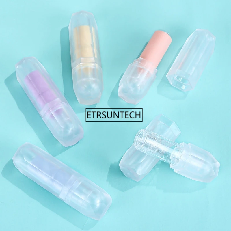 

100pcs 12.1mm New Arrival Empty Lipstick Tubes Clear DIY Lip balm tube Lip gloss Cosmetic Packing container F3744