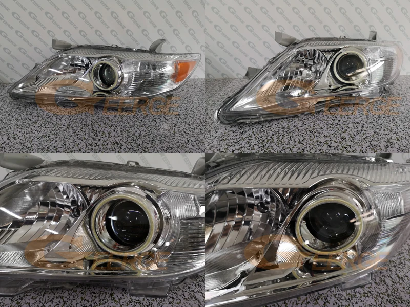 Для Toyota Camry XV40 2010 2011(USA Built) Отличное Ультра яркое освещение DRL smd led angel eyes kit дневной свет