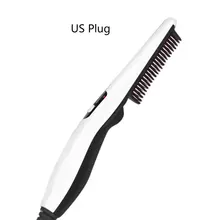 Men Beard Straightener Styler Comb Hair Curling Curler Multifunctional Hair Comb Personal Care Beard Style Comb