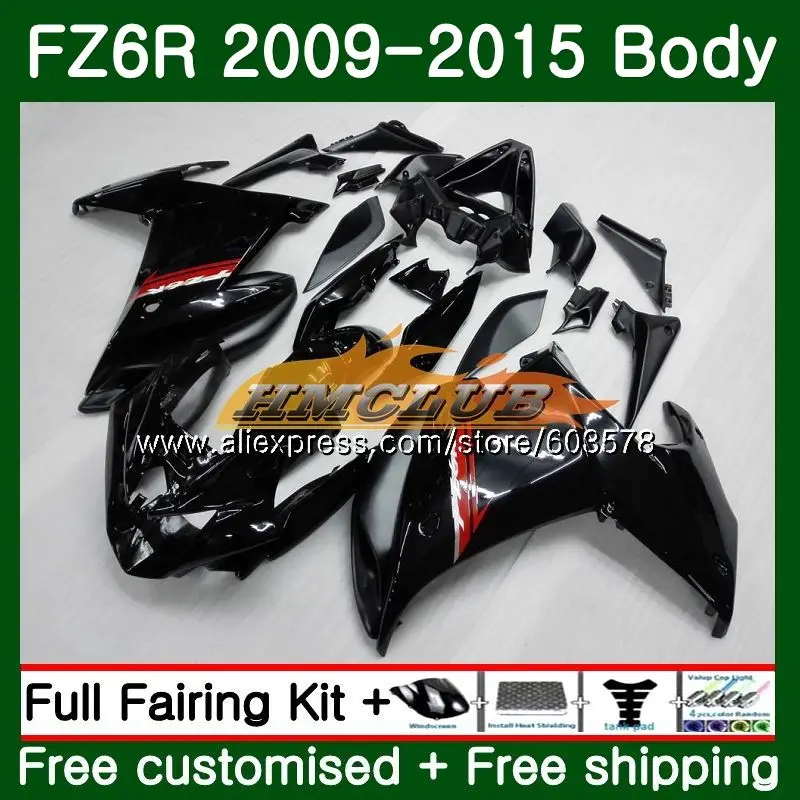 Корпус для YAMAHA FZ6N FZ6 R FZ-6R 2009 2010 2011 2012 2013 хорошие продажи черный 62CL. 9 FZ 6R FZ6R 09, 10, 11, 12, 13, 14, 15 лет, обтекатель