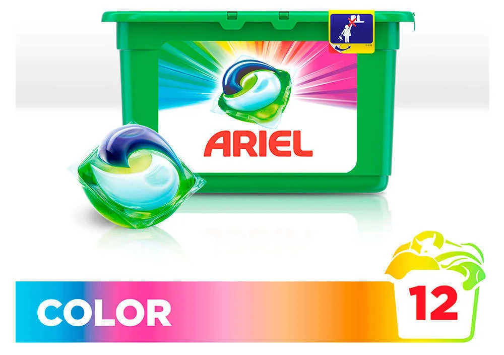 Капсулы для стирки автомат «Color» Ariel Pods, 12 шт