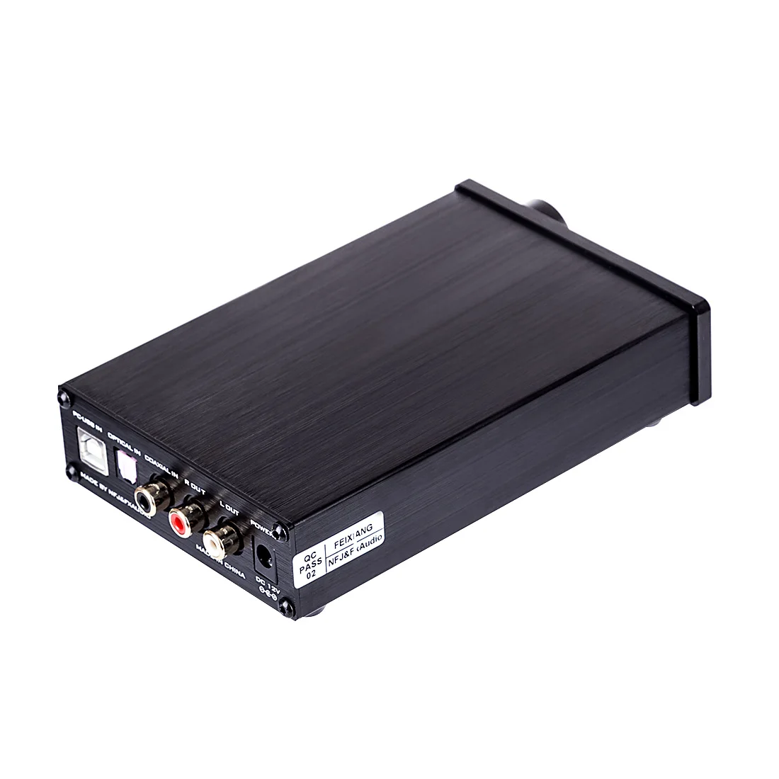 DAC-X6 PRO HiFI усилитель для наушников DAC Декодер коаксиальный Оптический USB стерео аудио с 12V1A адаптер питания-EU штекер черный