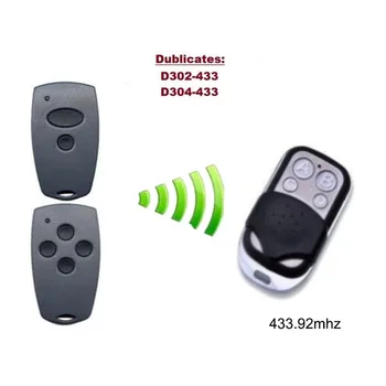 

For D302, D304 433Mhz Garage Door/Gate replacement Remote Control Duplicator