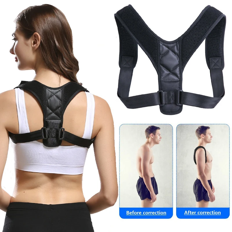 Adjustable Back Posture Corrector Medical Clavicle Orthopedic Spine Back Shoulder Lumbar Brace Support Belt Posture Correction 2