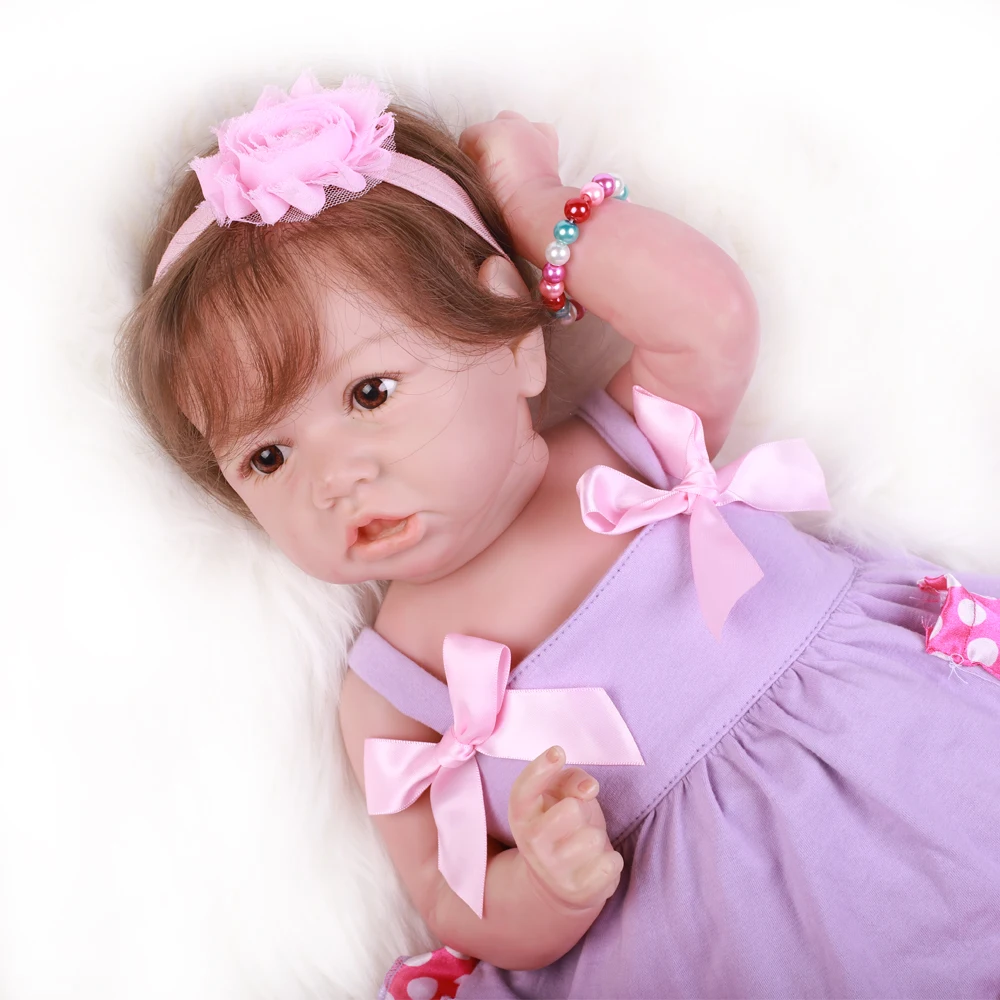 2" Bebe кукла-Реборн, детский подарок на день рождения, Рождество, кукла-реборн для малышей, силиконовая Мягкая виниловая игрушка для девочек