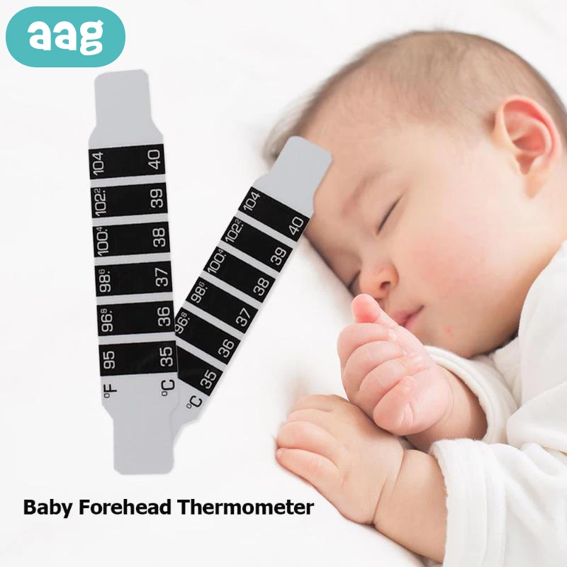 AAG детский лоб термометр Многоразовые безопасные детские термометры измерительная наклейка карта Детский термометр бумажная полоса