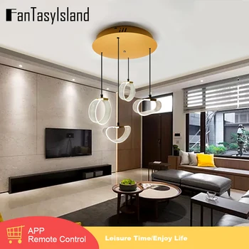 

New design Pendant Lamp Hotel Hanging Pendant Lights LED Home Fixture Living Room Kitchen Table Hanglamp nordic lamp Lighting