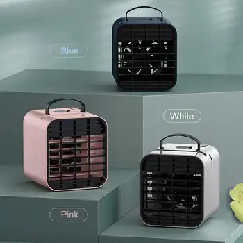 

Mini Portable Air Conditioner cool Fan Multi-function Humidifier USB Desk Air Cooler with Ultrasonic Atomization Quiet Wind 5V