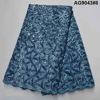 

New Arrival African Lace Fabric Organza Lace With Sequins 2020 High Quality Embroidered Cord Lace for Party Wedding OG200102