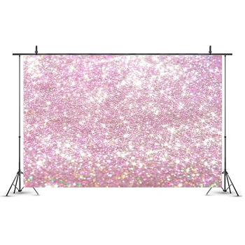 

Pink Spot Sequins Party Backdrop Wedding Engagement Baby Shower Kids Birthday Party Decoration Photography Background Props
