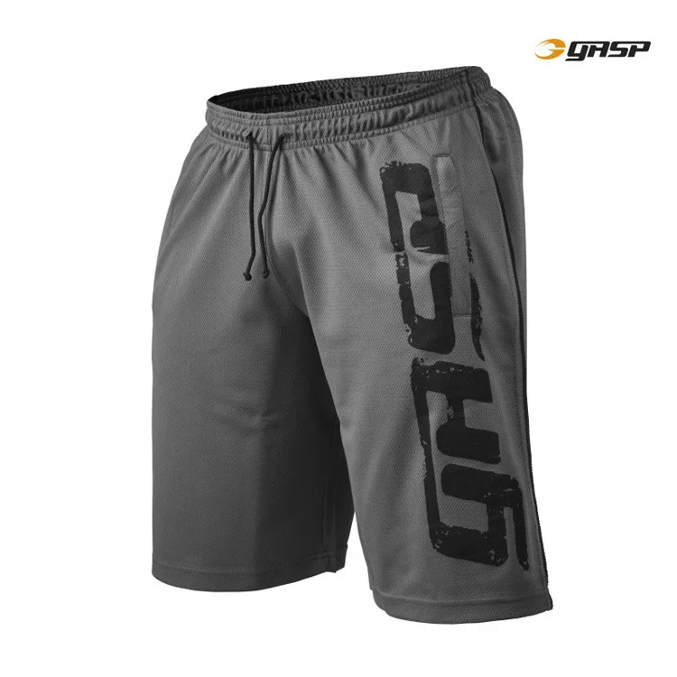

Summer muscle fitness brothers sports leisure shorts outdoor running breathable pants men