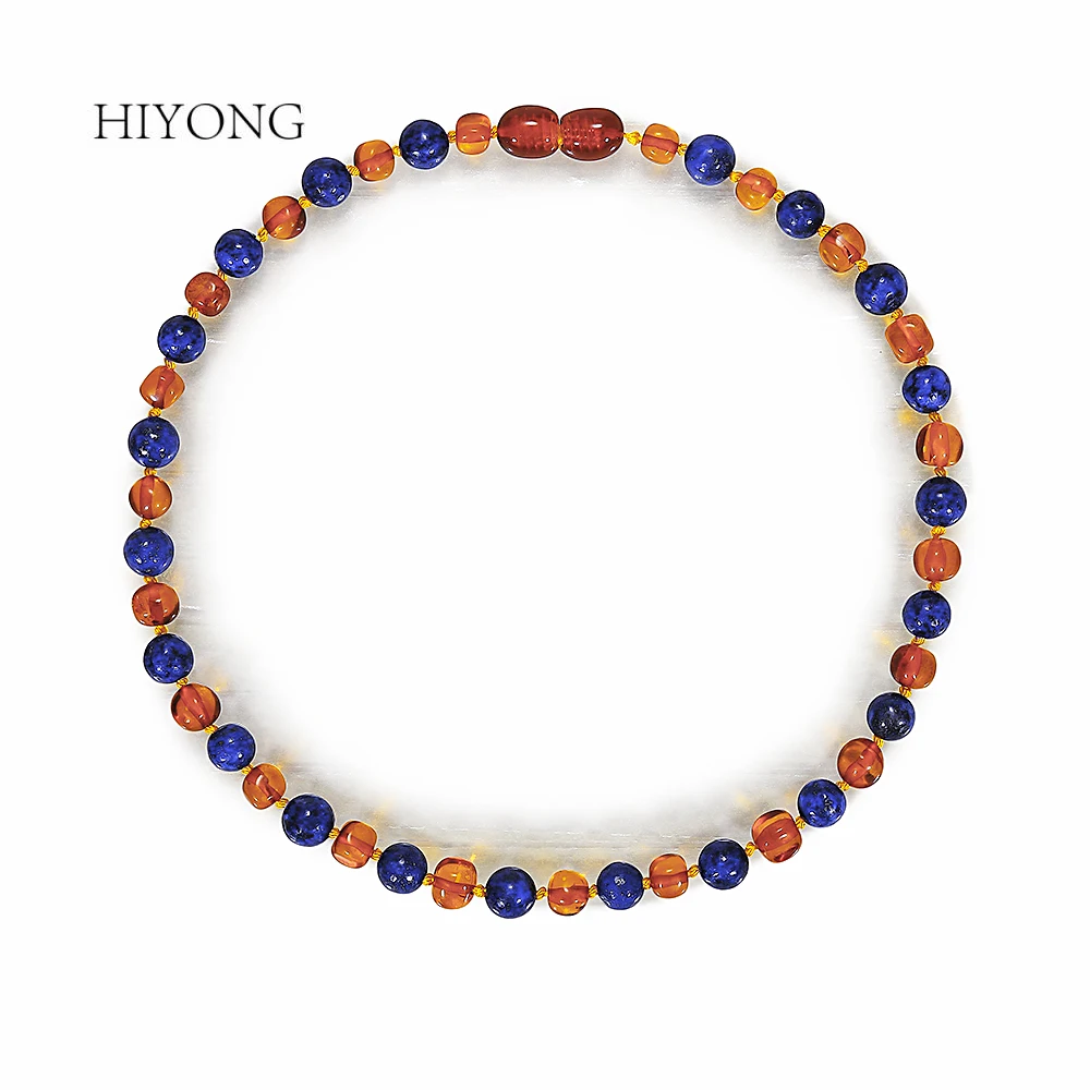 

Amber Bracelet/Necklace for Baby Knotted Natural Beads Baltic Amber Teething Necklace for Baby Natural Amber Bracelet Handmade