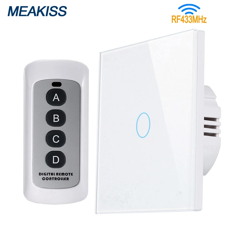 RF дистанционный пульт сенсорный выключатель светильник переключатель