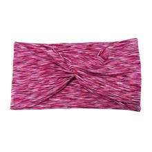 Новые женские спортивные повязки на голову для йоги дышащие быстросохнущие удобные эластичные нескользящие повязки для волос впитывающие пот платок