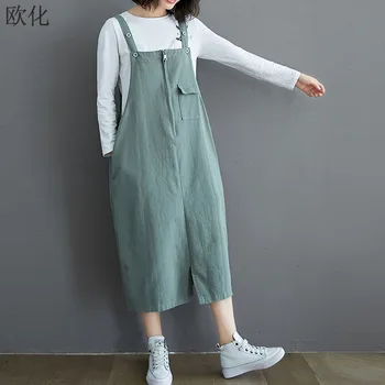 

2019 New Autumn Plus Size Denim Dress Women Elegant Sexy Overalls Strap Dress Korean Sleeveless Sling Jeans Maxi Dress Vestidos