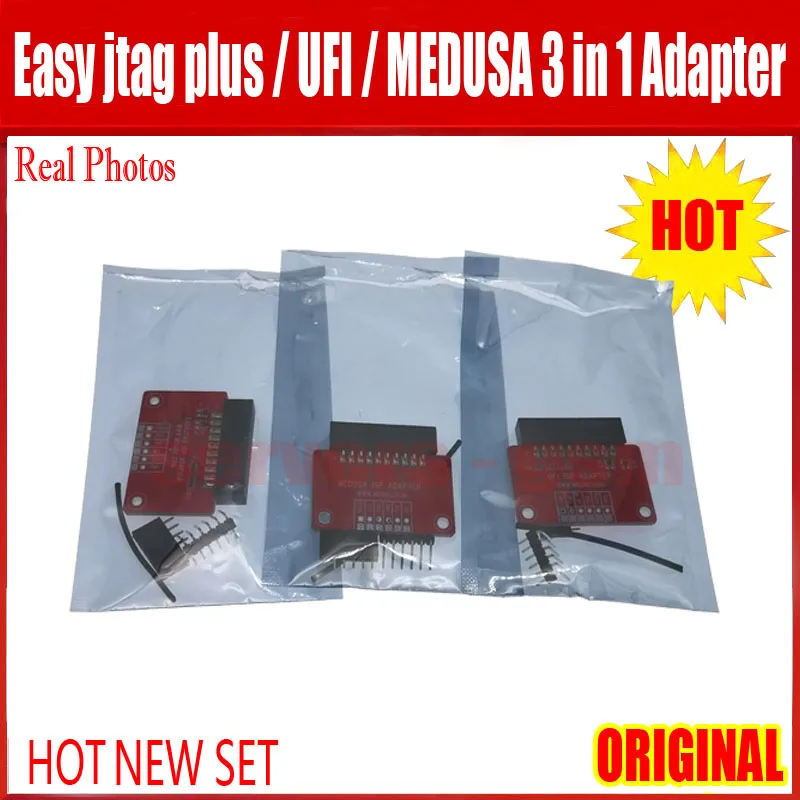 2020 MOORC ORIGINAL NEW EASY JTAG / MEDUSD PRO /UFI ISP 3 in 1 EMMC Adapter