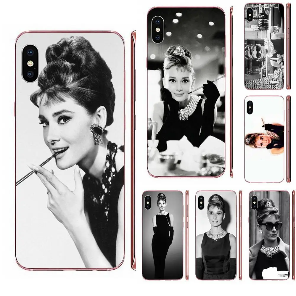 Для Huawei Honor Mate Nova Note 20 20s 30 5 5I 5T 6 7I 7C 8A 8X 9X 10 Pro Lite Play TPU Phone Одри Хепберн завтрак |